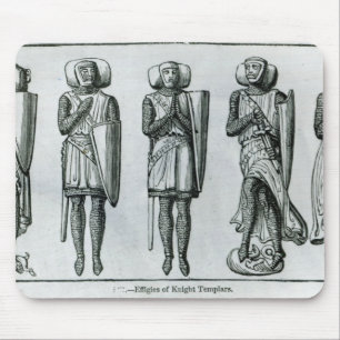 Effigies of Knight Templars Mouse Mat