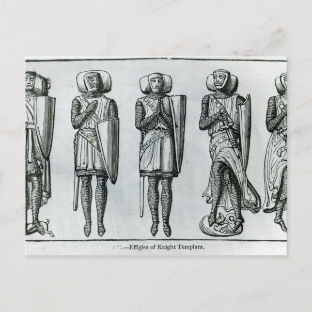 Effigies of Knight Templars Postcard (Front)
