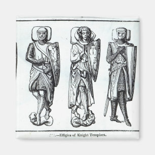 Effigies of Knights Templars Magnet