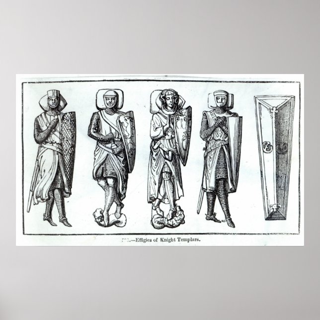 Effigies of Knights Templars Poster (Front)