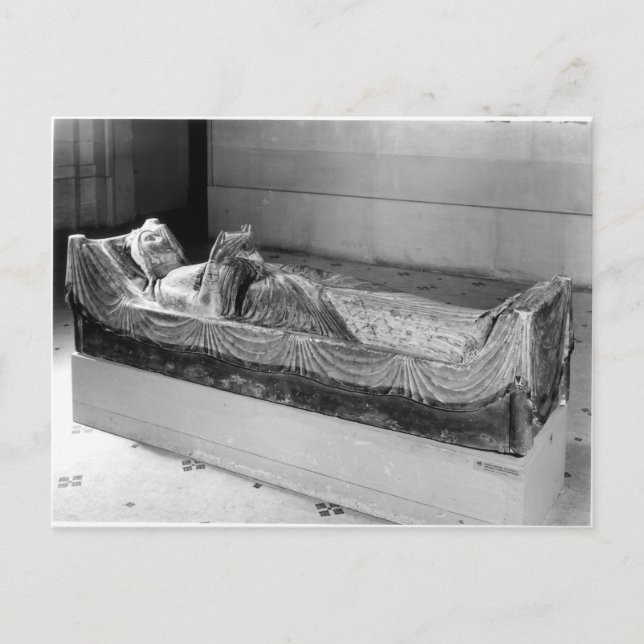 Effigy of Eleanor of Aquitaine Postcard (Front)
