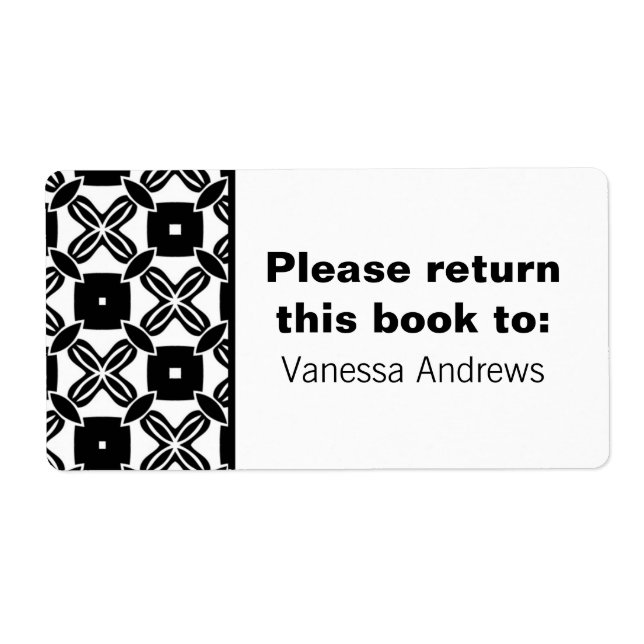 Effortless Beauty Bookplate Labels (Front)