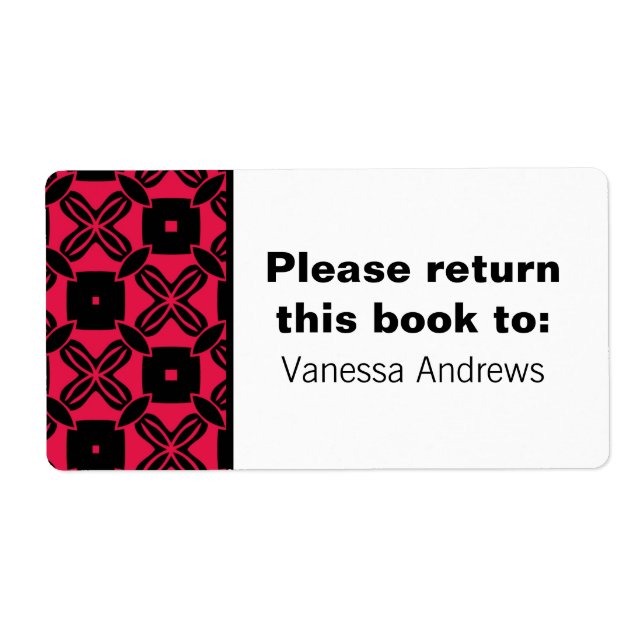 Effortless Beauty Bookplate Labels (Front)