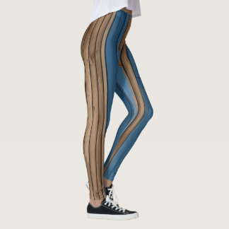 Effortless Fashion with Elegant Line Patterns Leggings