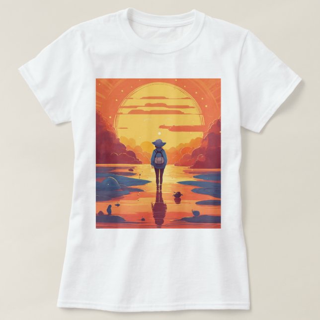 "Effortlessly Cool: Trendy Graphic T-Shirt" T-Shirt (Design Front)