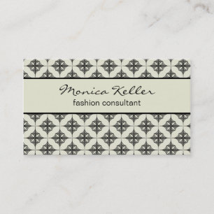 Effortlessly Stylish Business Card, Ivory Card