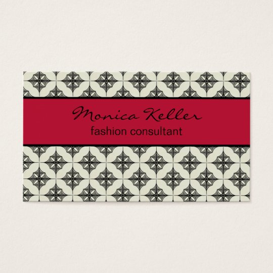 Effortlessly Stylish Business Card, Magenta Business Card
