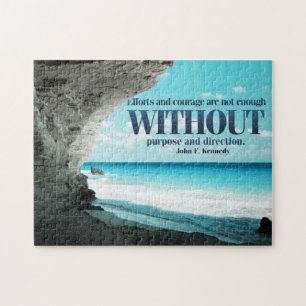 Efforts and Courage Custom Puzzle