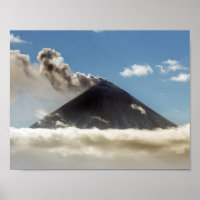 Effusive eruption Klyuchevskoy Volcano. Kamchatka