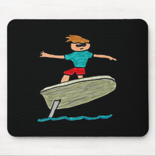 Efoil Surfing Mouse Mat