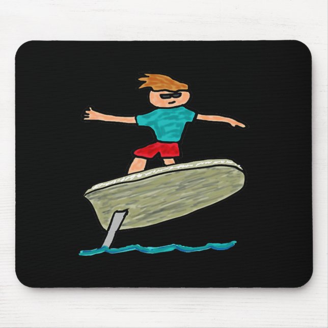 Efoil Surfing  Mouse Mat (Front)