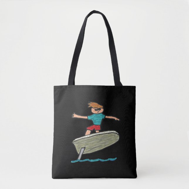 eFoil Surfing Tote Bag (Front)