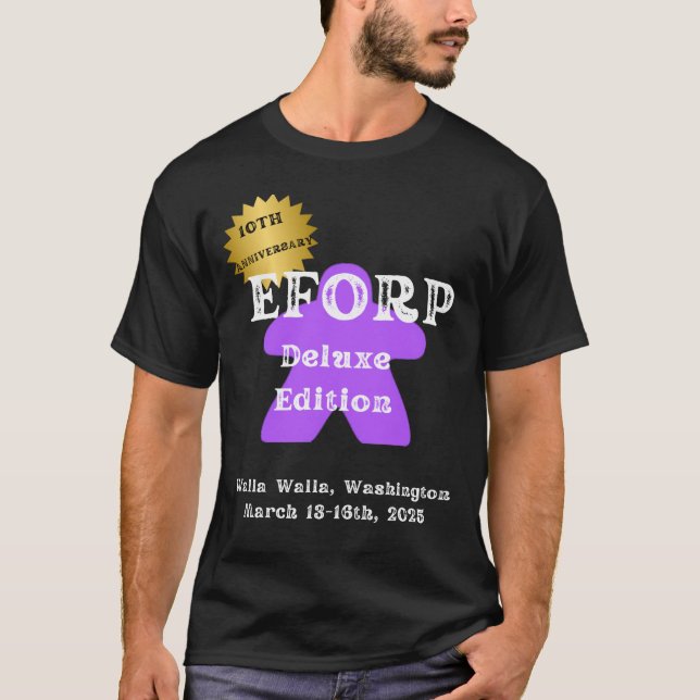 EFORP 2025 10th Anniversary Deluxe Edition Purple T-Shirt (Front)