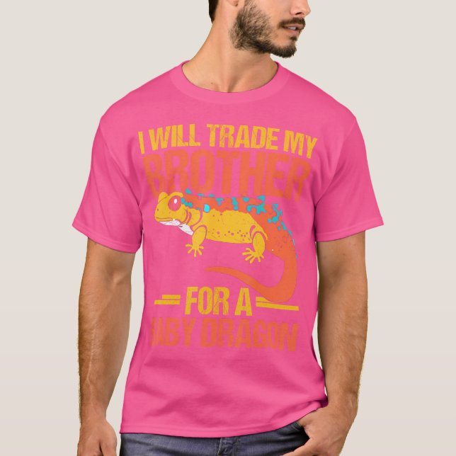 Eft Newt Newts Lizard Salamander T-Shirt (Front)