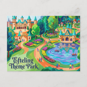 Efteling Theme Park Netherlands Postcard