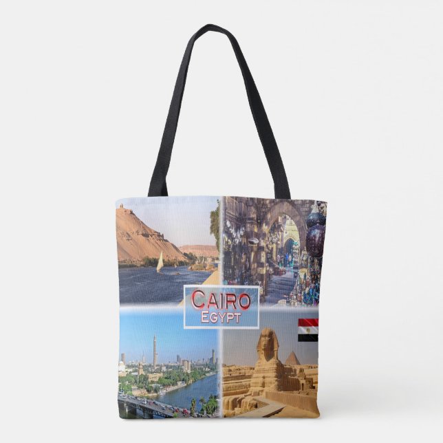 EG Cairo - River Nile - Khan el Khalili - Tote Bag (Back)