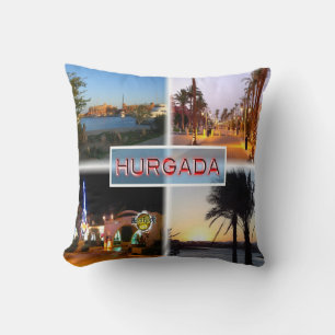 EG Egypt - Hurghada by Night - Red Sea - El Gun - Cushion