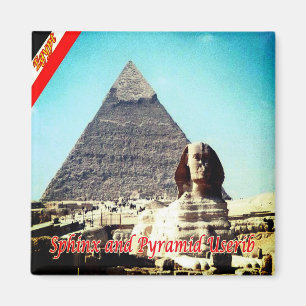 EG - Red Sea - The Great Sphinx Pyramid Userib Magnet