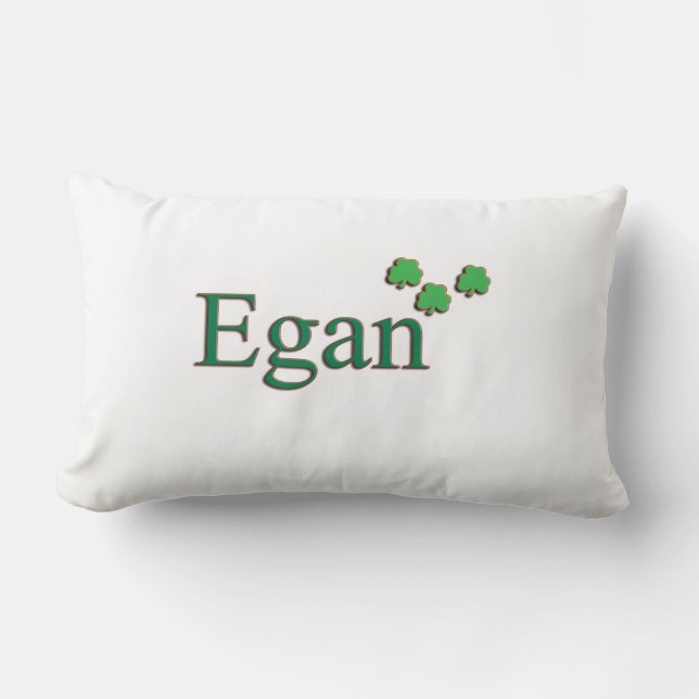 Egan Irish Family Name Pillow (Front)