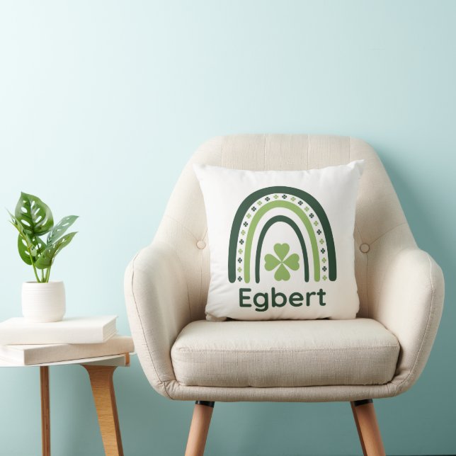 Egbert Clover Boho Rainbow Cushion (Chair)