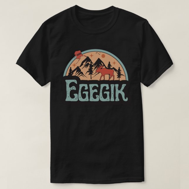 Egegik, Alaska-Shirt T-Shirt (Design Front)