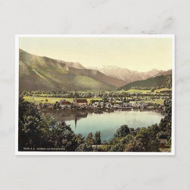 Egern, Tegernsee, Upper Bavaria, Germany classic P Postcard (Front)