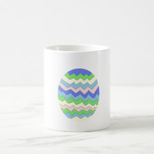 egg abstract art coffee mug