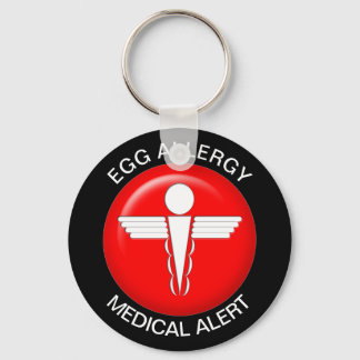 Egg Allergy Key Ring