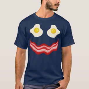 Egg And Bacon Face Breakfast T-Shirt
