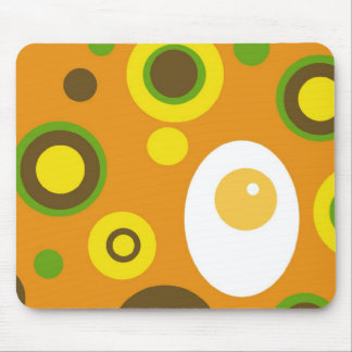 Egg and Polka Dots! Mouse Mat