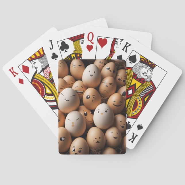 Egg Antics Playing Cards (Back)