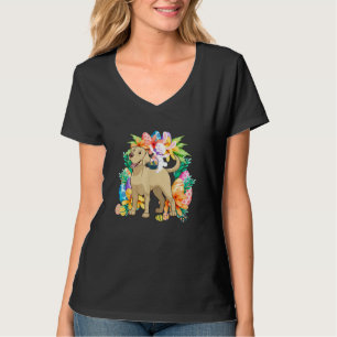 Egg Basket Rabbit Riding Labrador Retriever Dog Ea T-Shirt