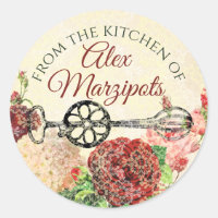 Egg beater flower from the kitchen of personalised