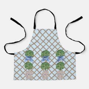 Egg Blue Chinoiserie Ginger Jar Jars Topiary  Apro Apron