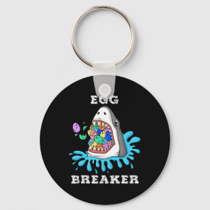 Egg Breaker Shark Easter Fun Boys Girls Kids 1 Key Ring