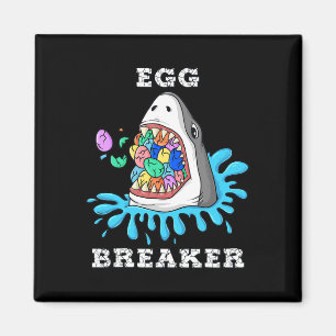 Egg Breaker Shark Easter Fun Boys Girls Kids 1 Magnet