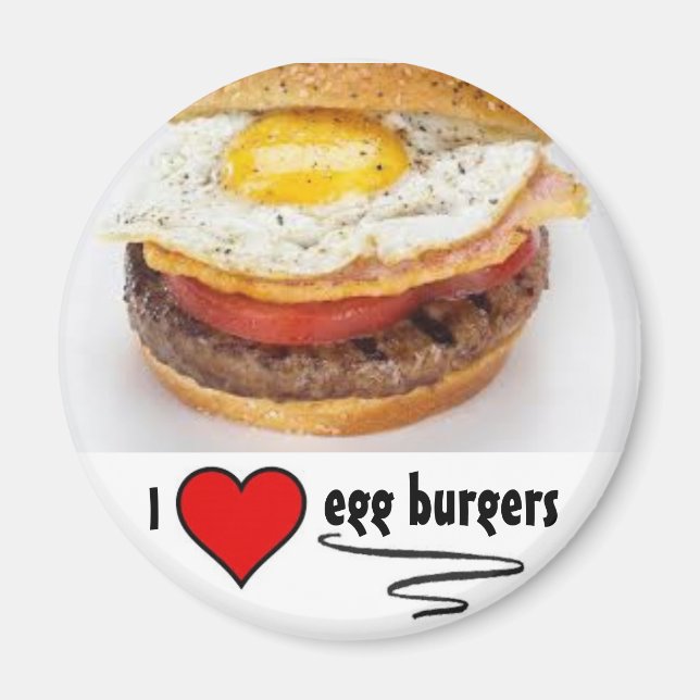 Egg Burgers Magnet (Front)