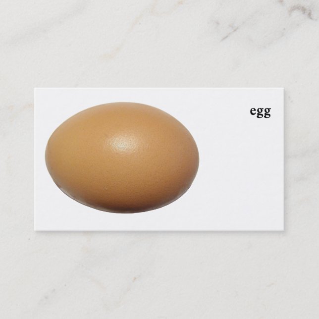 egg business business card (Front)