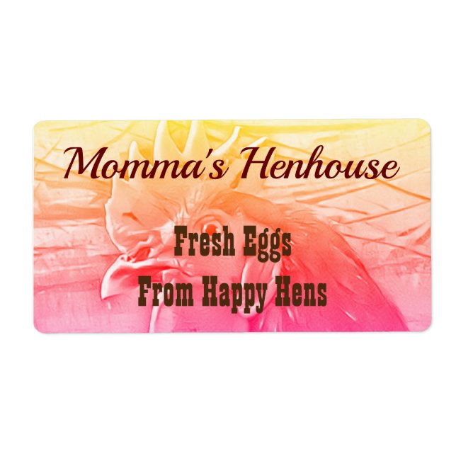 EGG CARTON LABEL (Front)