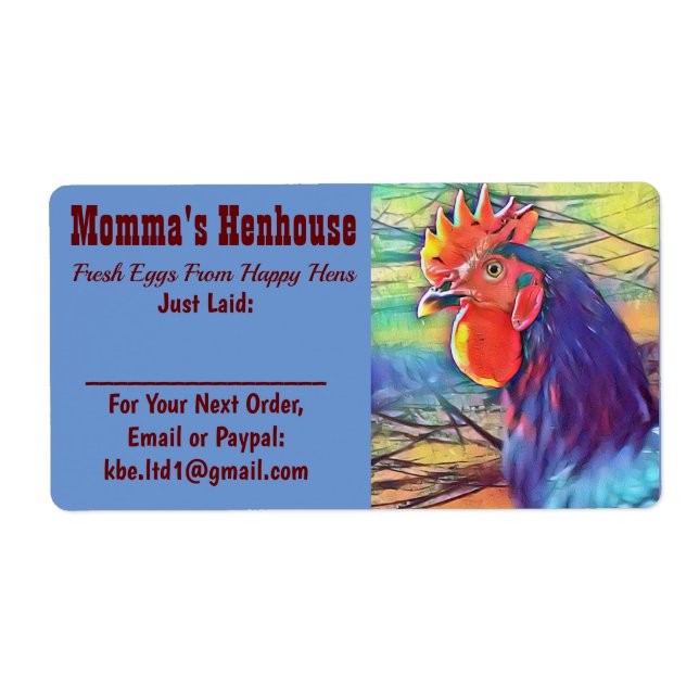 EGG CARTON LABEL (Front)