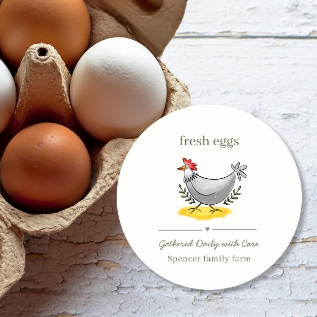 Egg Carton Label customise egg box free range (Creator Uploaded)