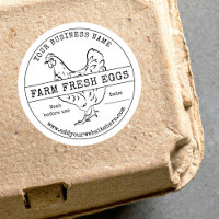 Egg Carton Label Rustic Vintage Farm Fresh Eggs