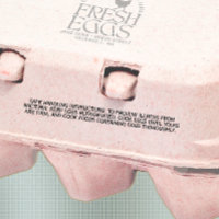 Egg carton MANDATORY SAFE HANDLING INSTRUCTIONS