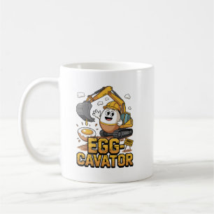 Egg-cavator: Digging Up Your Morning Brew! Coffee Mug