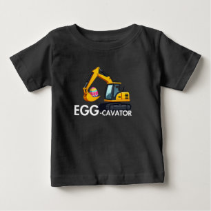 Egg-cavator Easter Excavator Baby T-Shirt