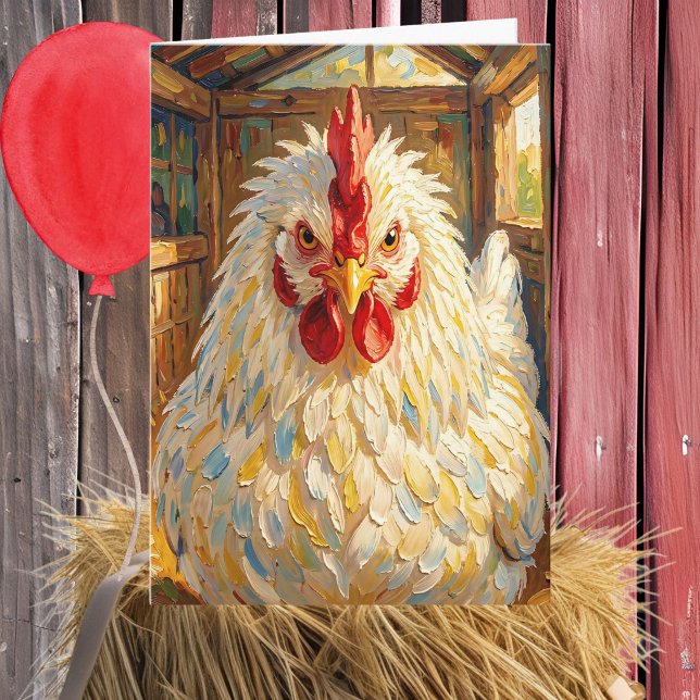 Egg-cellent Birthday | Funny Chicken Pun Card (Creator Uploaded)