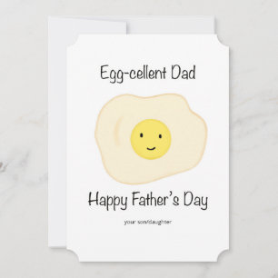 Egg-cellent Dad - Fathers Day Card