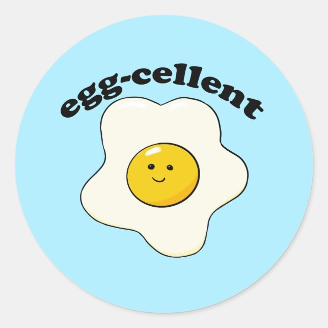 Egg-cellent Eggy Sticker (Front)