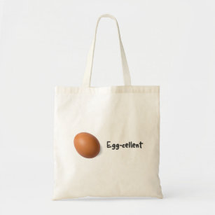 Egg-cellent Excellent Egg Grocery Shopping Tote Bag