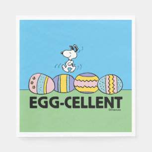 Egg-cellent Snoopy Easter Napkin